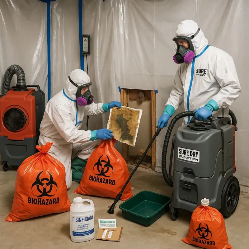 Contaminated Water Handling Protocols process in Calverton Park, MO
