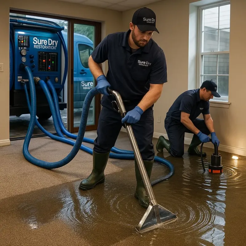 Water Extraction and Removal process in Calverton Park, MO